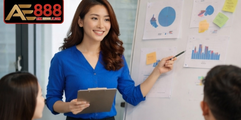 Đào Thi Vỹ - Chân Dung Nữ CEO AE888 Tài Năng Và Bản Lĩnh 8 Đào Thị Vỹ với mục tiêu mở rộng AE888 ra thị trường toàn cầu